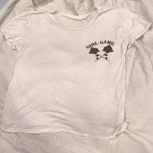 GIRL GANG WHITE TEE